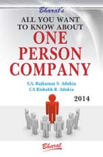  Buy All You Wanted to Know About ONE PERSON COMPANY under Companies Act, 2013